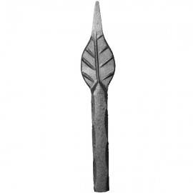 Wrought iron pierced spear 451-01