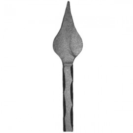 Wrought iron pierced spear 451-04