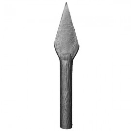 Wrought iron wooden spear 453-01