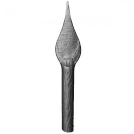 Wrought iron wooden spear 453-02