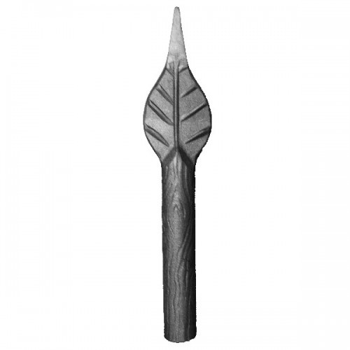Wrought iron wooden spear 453-03