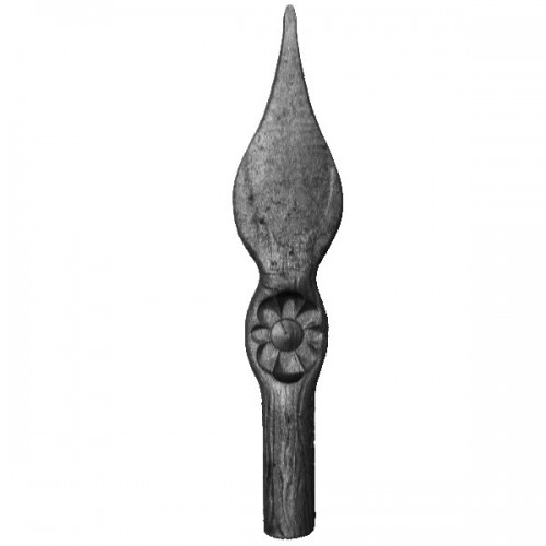 Wrought iron wooden spear 453-04