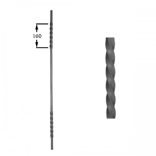 Wrought iron heavy bars 551-03