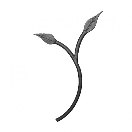 Wrought iron leaves 250-02