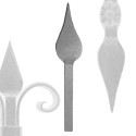 Wrought iron spears