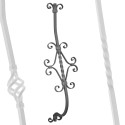 Wrought iron curved heavy bar serie 950